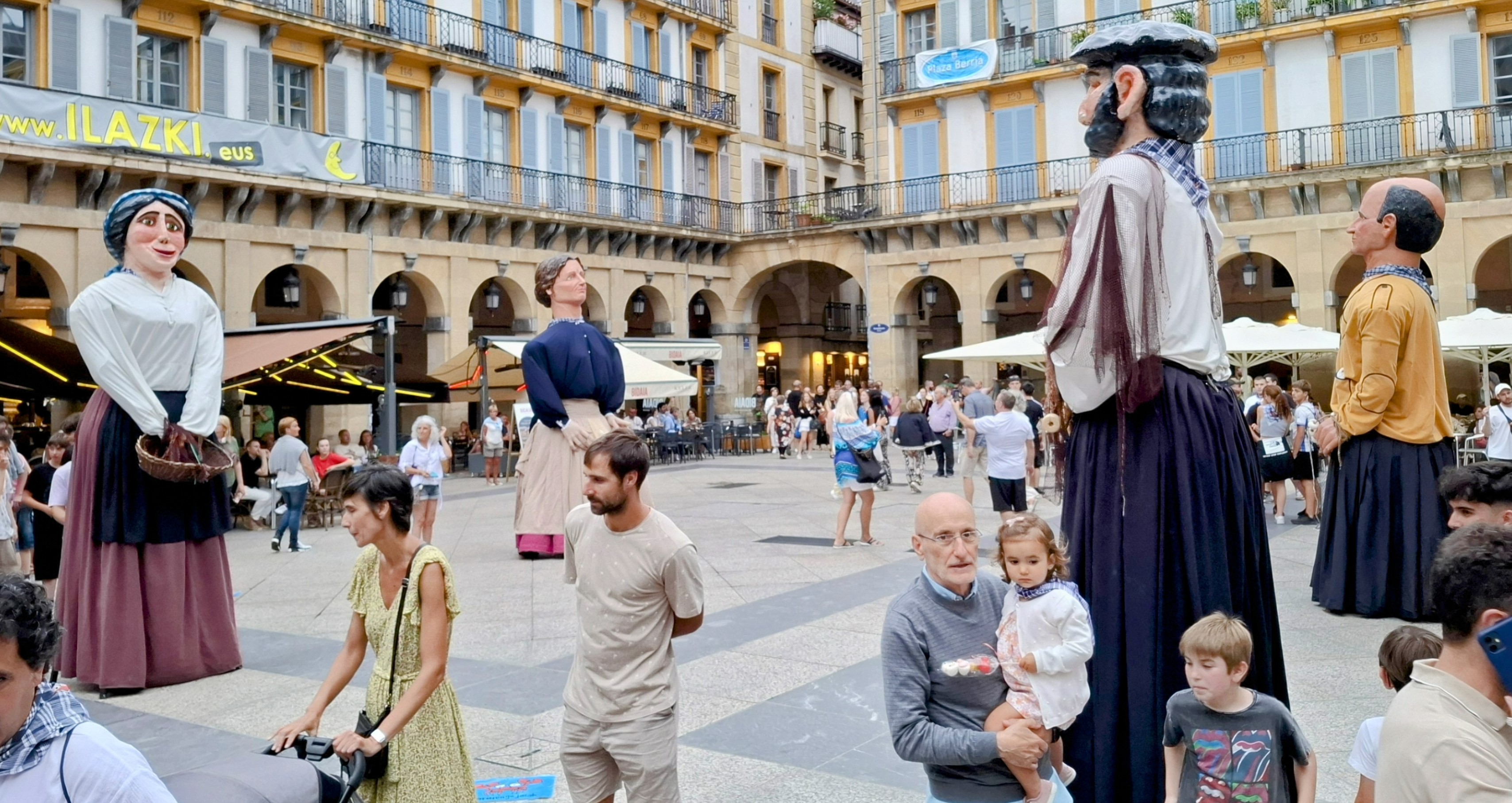 Gigantes festival figure in northern Spain