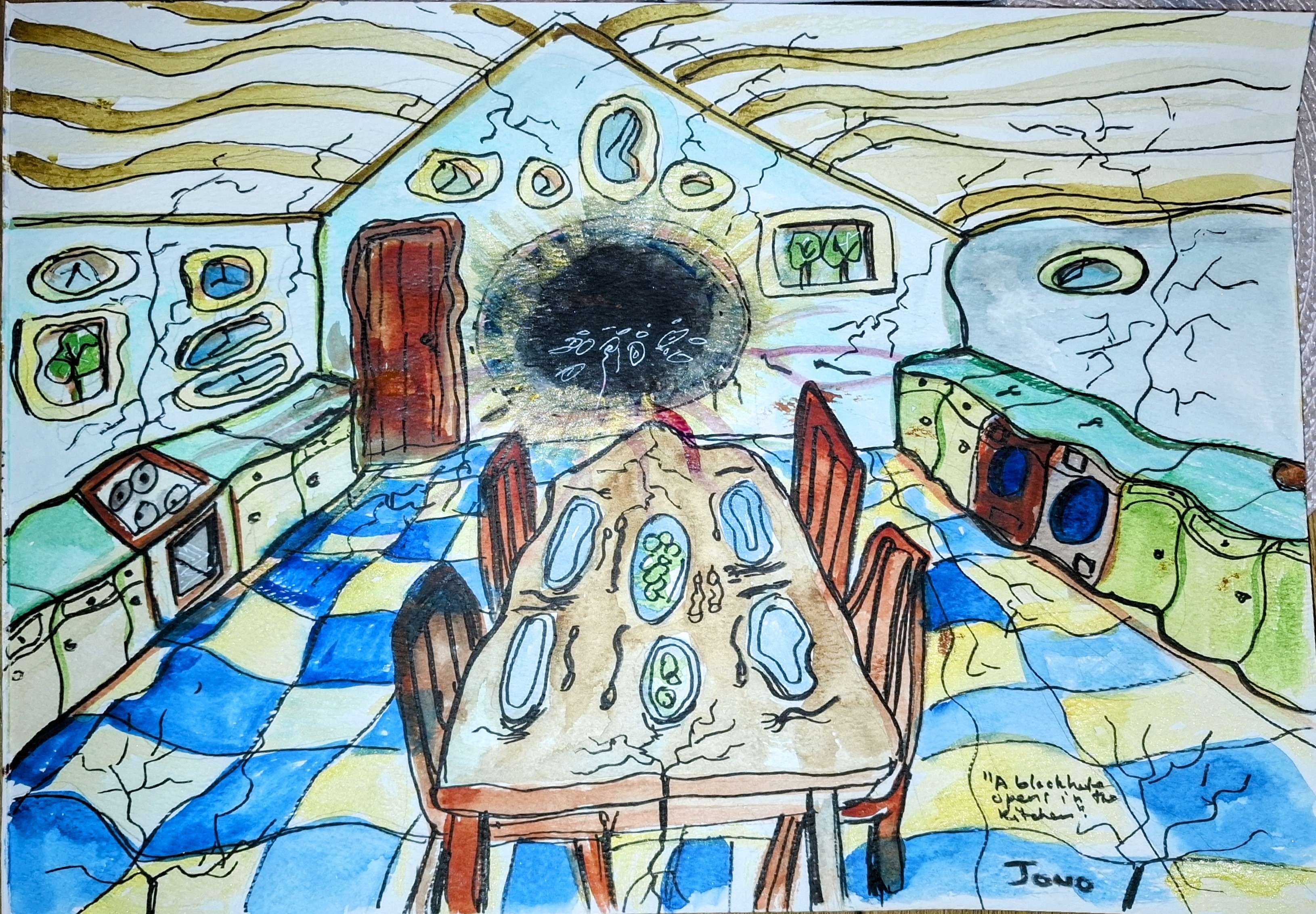 Black Hole in the Kitchen