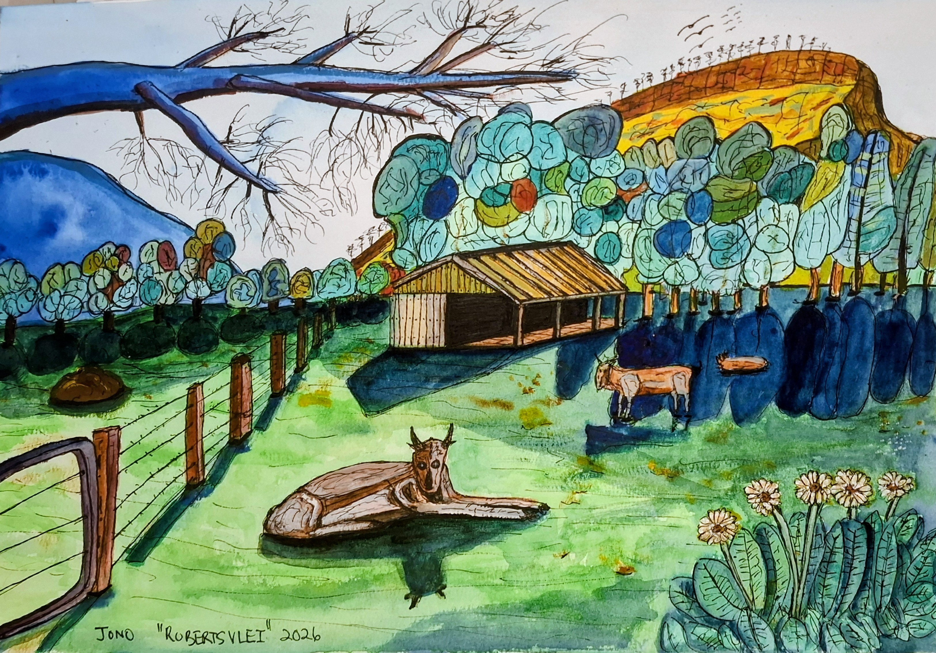 Robertsvlei watercolour
